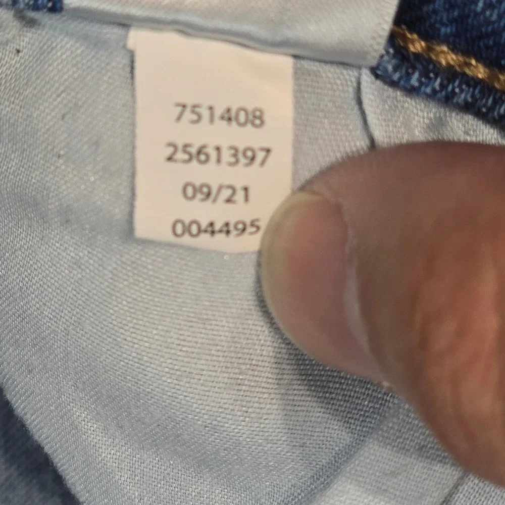 Edgely High Rise Flare‎ Jeans Light Wash Acid Denim Size 12 Short 751408